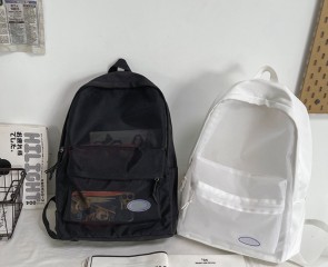 Moda unisex impermeável Nylon Softback mochila com zíper Hasp encerramento grande capacidade para viagens caminhadas